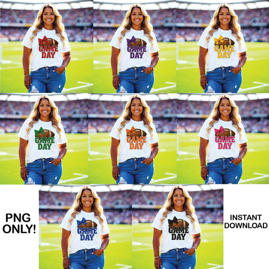 Football Game Day PNG Bundle