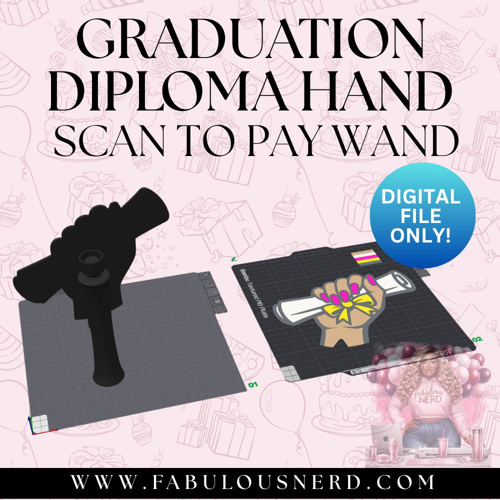 Graduation Diploma Hand Scan2Pay Wand (Digital File Only