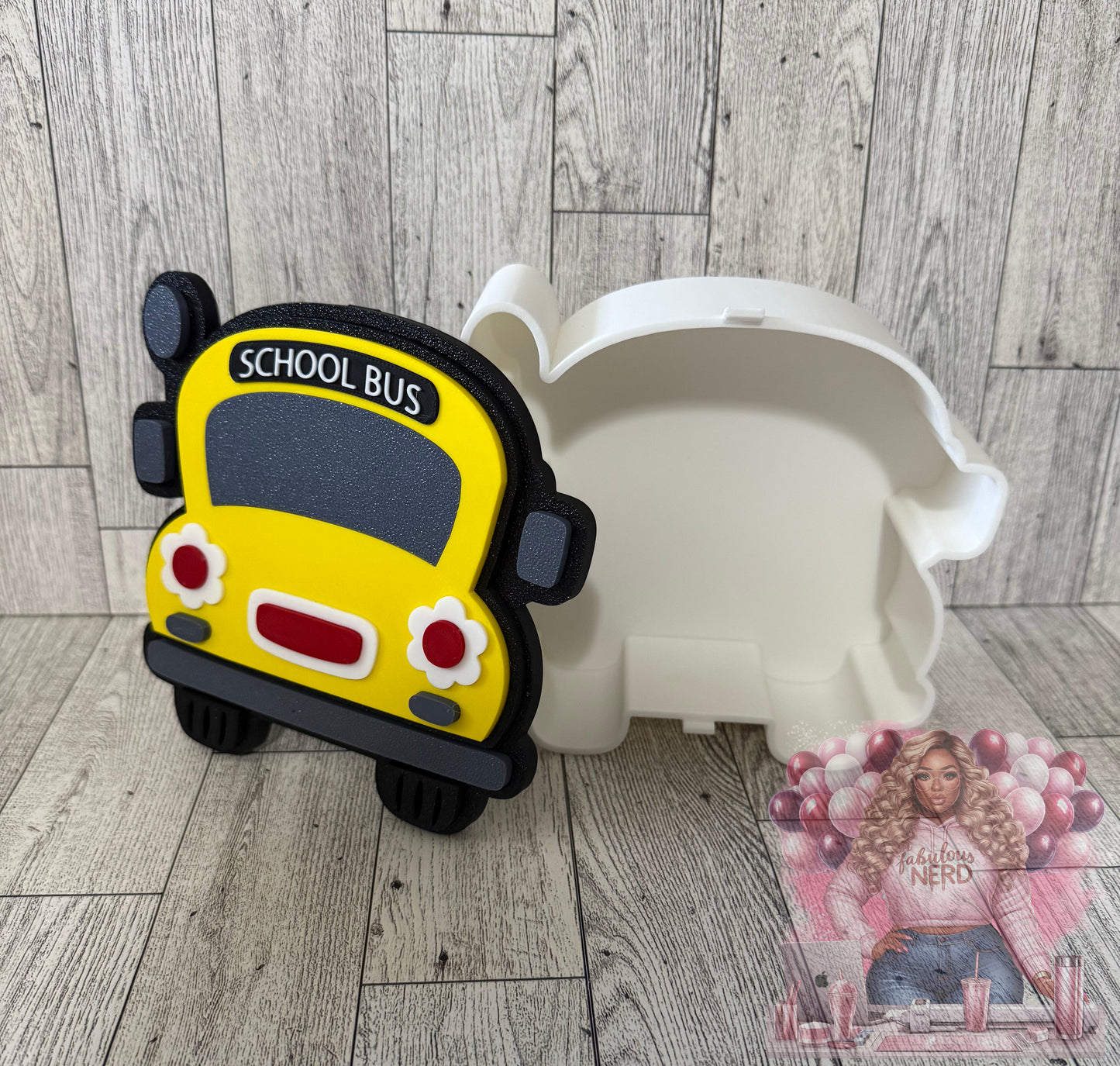 3D Printed School Bus Gift Box