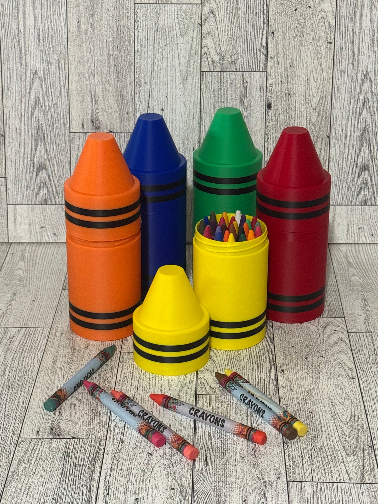 Custom 3D Crayon Container