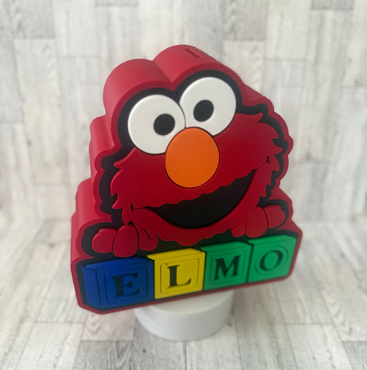 Elmo Coin Bank (3D Printed)