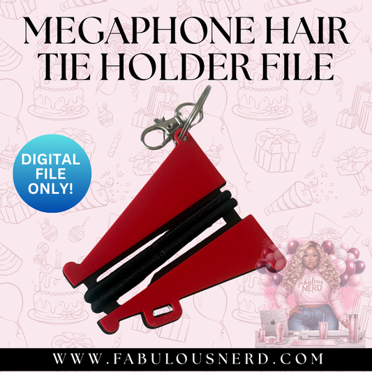 Megaphone Hair Tie Bundle File (Digital File Only)