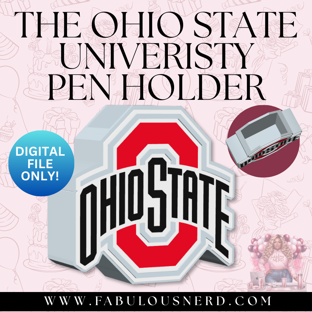 The Ohio State Unversity Pen Holder (Digital File Only)