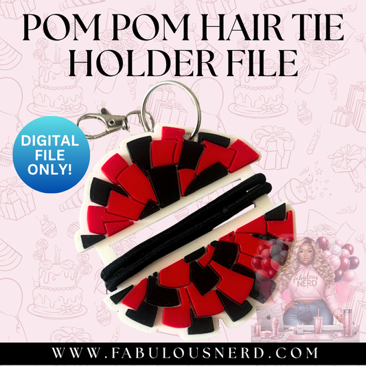 PomPom Hair Tie Bundle File (Digital File Only)