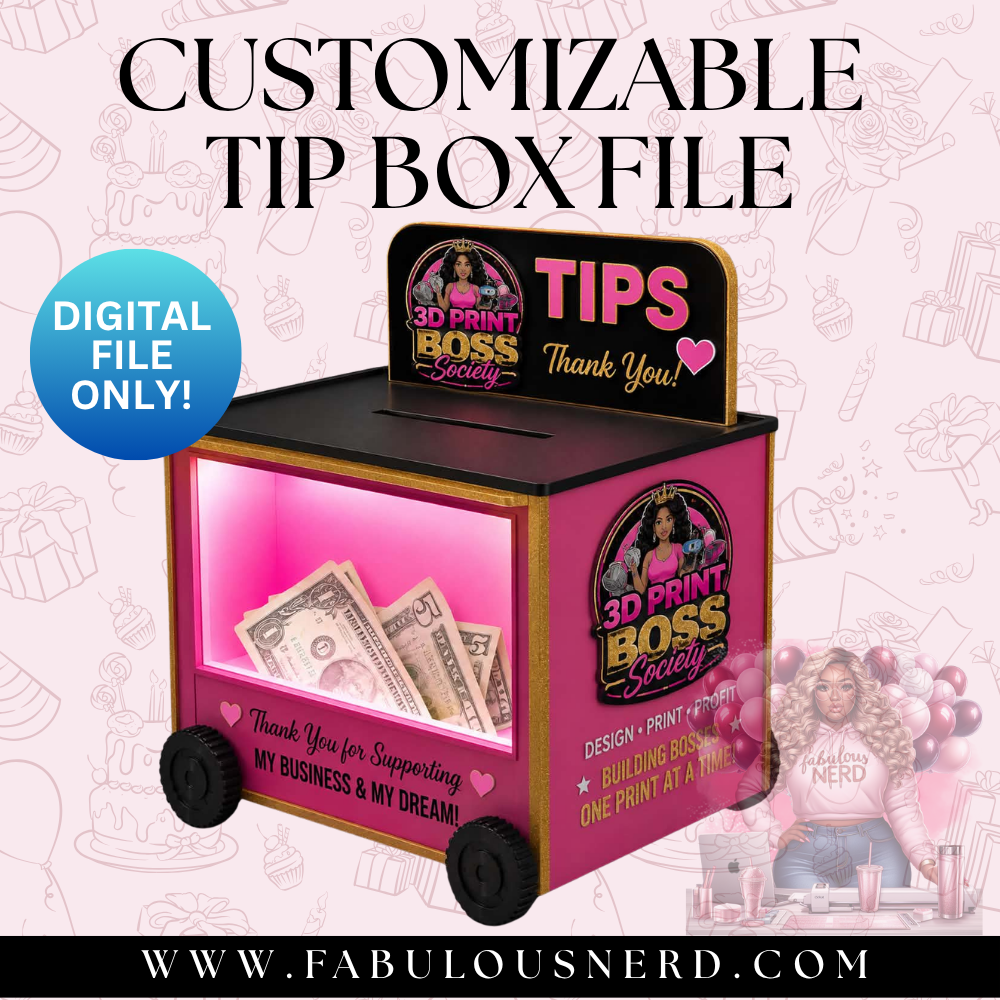 Customizable Tip Box File (Digital File Only)