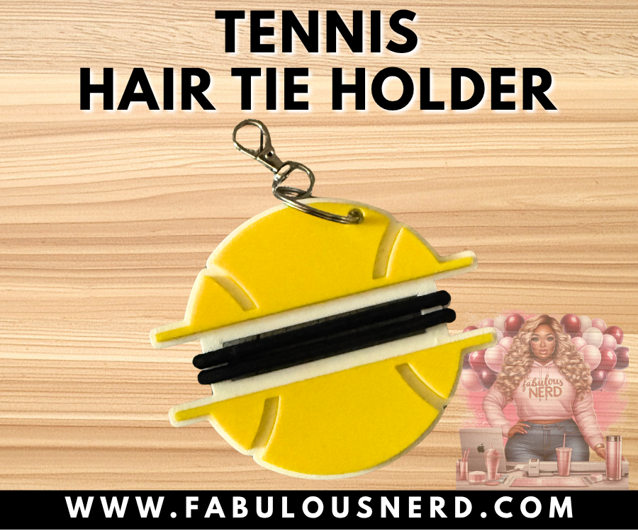 Tennis Hair Tie Holder (3D Printed)