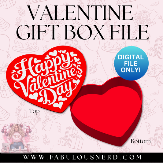 Valentine Gift Box (Digital File Only)