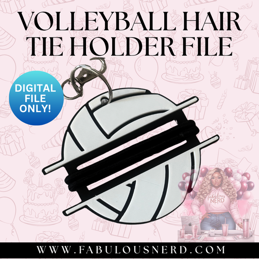 Volleyball Hair Tie Bundle File (Digital File Only)
