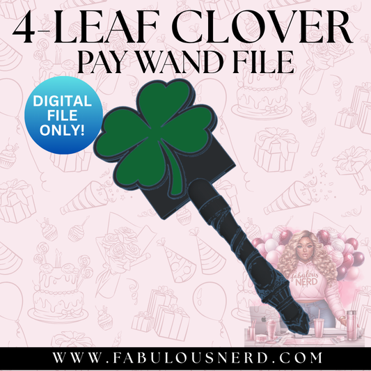 4-Leaf Clover Tap2Pay Wands (Digital File Only)