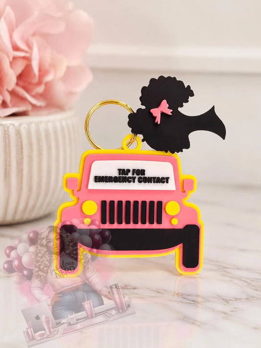 Jeep NFC Emergency Bag Charm/Keychain