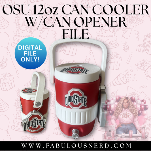 OSU 12oz Can Cooler (Digital File Only)