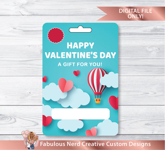 Valentine's Day Money Holder Card