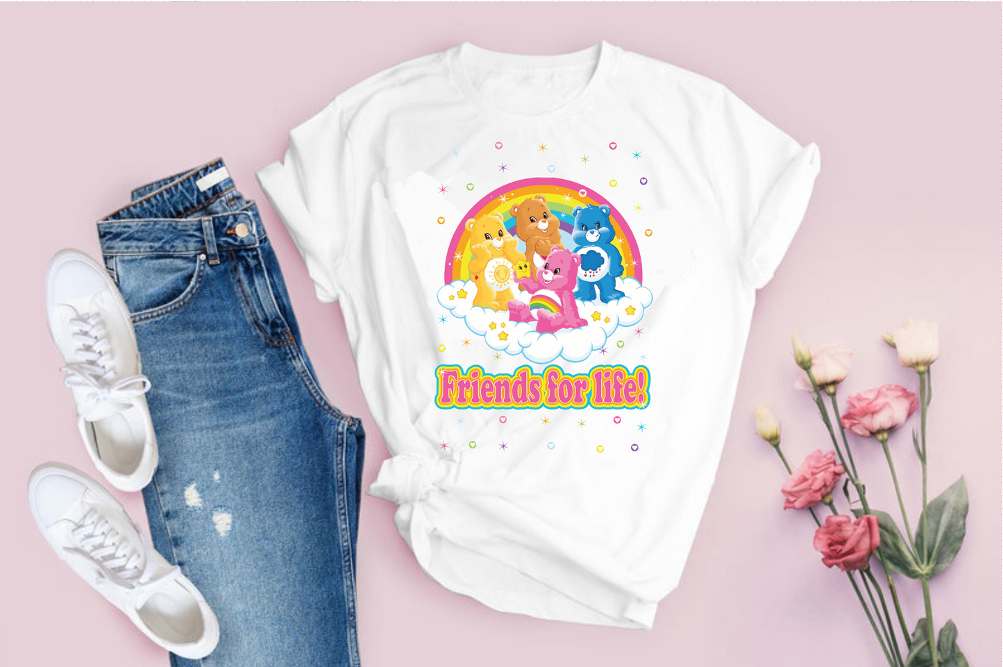 Care Bears "Friends For Life" T-Shirts PNG